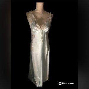 Christian Dior vintage sleep gawn light blue
